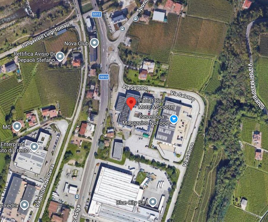 Anteprima mappa: sede Paolat in Via Salorno 6, Trento