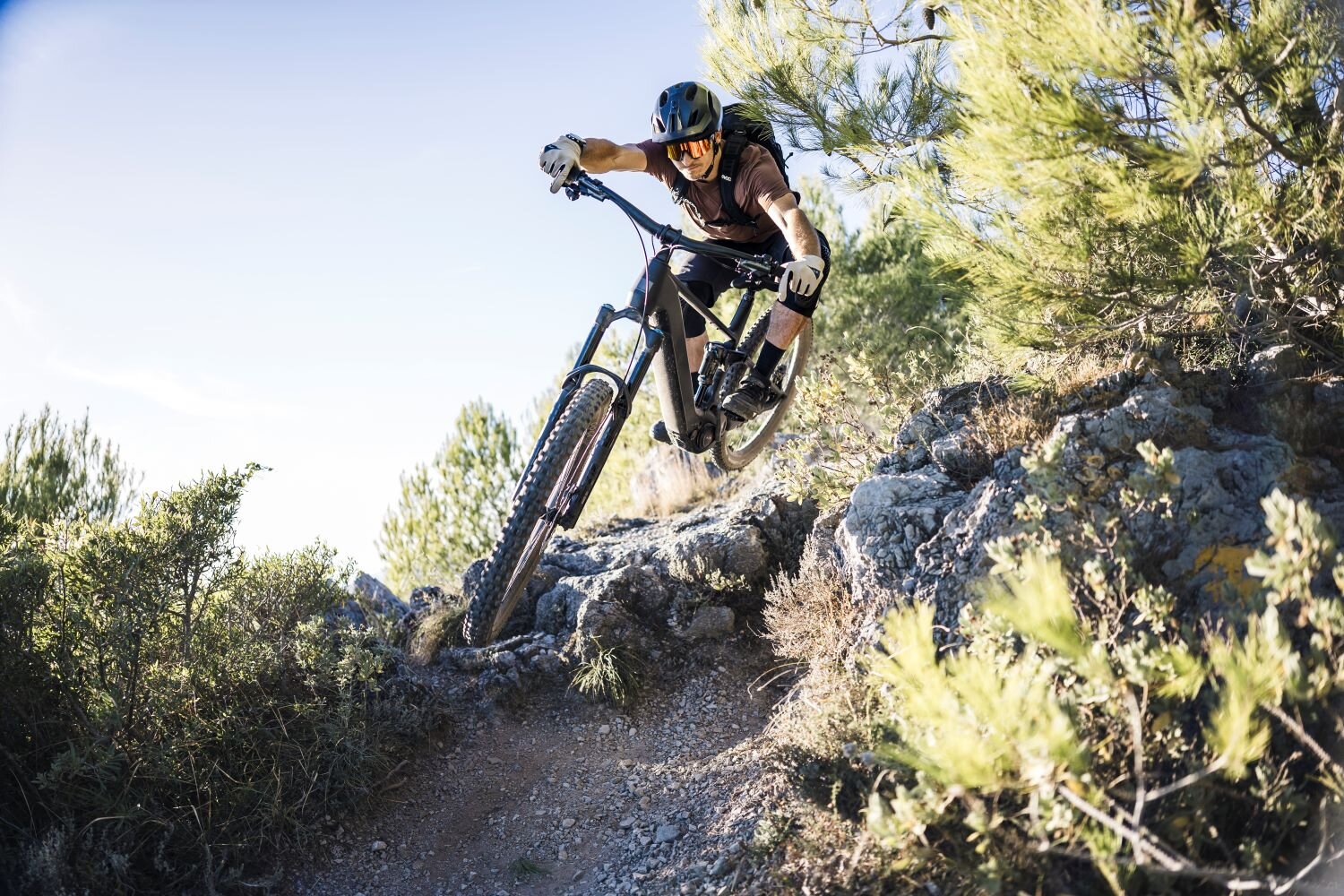 Stevens e-MTB Full Suspension su sentiero