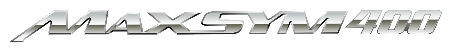 Maxsym 400 logo Maxsym 400 logo
